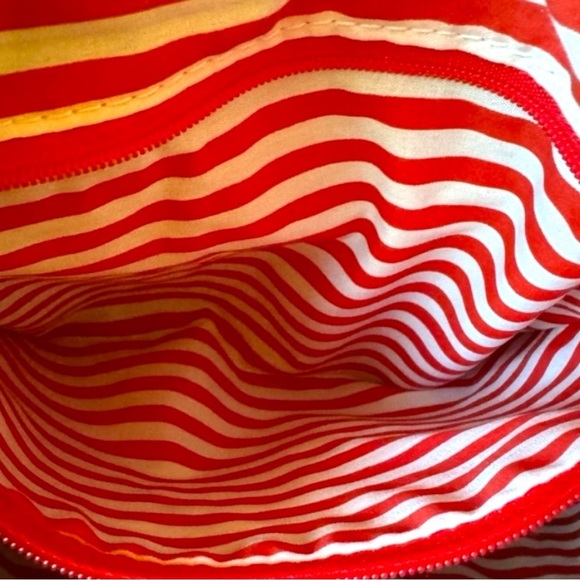 SANRIO KUROMI 2008 Black & Red Backpack Book Bag w/ Red & White Striped Lining - Picture 13 of 15